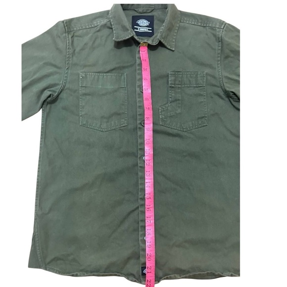 Dickies Green Button Down Shirt - Picture 13 of 15